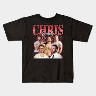 VINTAGE BOOTLEG CHRIS EVANS 90S RETRO Kids T-Shirt